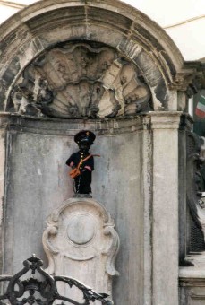 Belgien - Manneken Pis i Bryssel