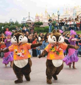 Eurodisney - Piff och Puff i paraden